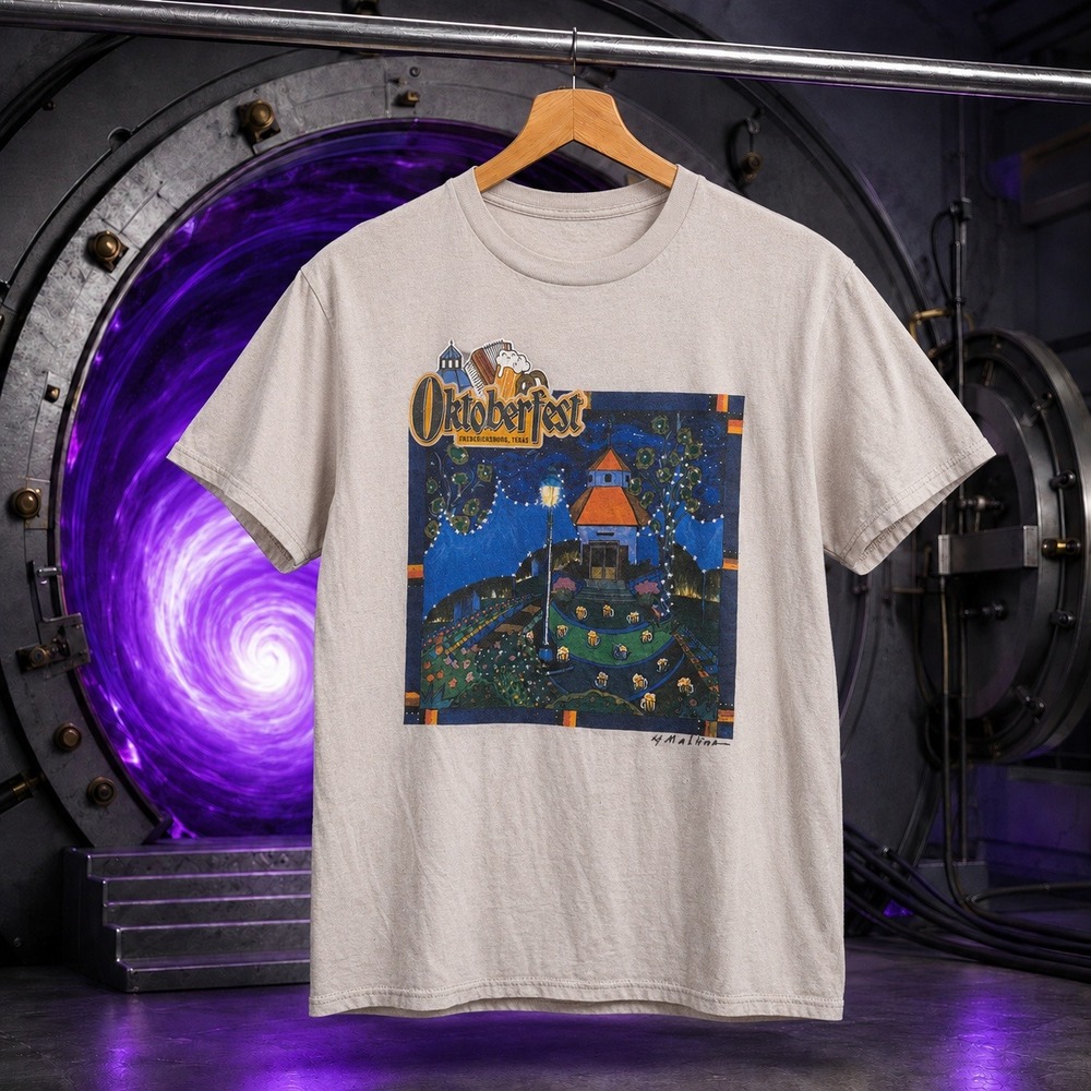 Barefoot Campus Outfitter Oktoberfest Fredericksburg Texas Graphic Tee Small